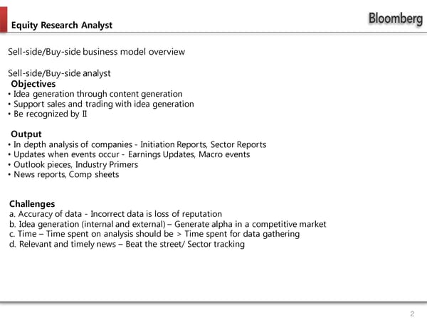 Bloomberg Equity Analyst Training - Page 3
